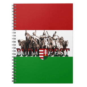 Budapest Helden Hongarije Vlag Notitieboek