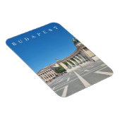 Budapest Heroes Square uitzicht koelkastmagneet Magneet (Rechterzijde)