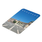Budapest Heroes Square uitzicht koelkastmagneet Magneet (Linkerzijde)