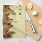 Budapest Hongarije Cityscape Theedoek (Quarter Fold)