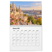Budapest Hongarije Kalender (Feb 2027)