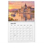 Budapest Hongarije Kalender (Jan 2027)