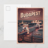 Budapest Hongarije  Liberty Bridge geschenken Briefkaart (Voorkant / Achterkant)