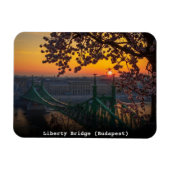 Budapest Hongarije  Liberty Bridge geschenken Magneet (Horizontaal)