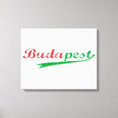 BUDAPEST, Hongarije, Magyar, Poster Boedapest Canvas Afdruk (Voorkant)