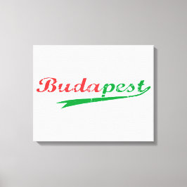 BUDAPEST, Hongarije, Magyar, Poster Boedapest Canvas Afdruk