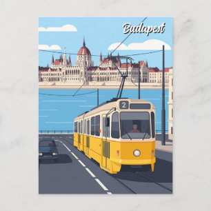 Budapest Hongarije Parlement Gebouw Reizen Briefkaart