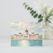 Budapest Hongarije Parlementsgebouw Briefkaart (Staand voorkant)