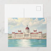 Budapest Hongarije Parlementsgebouw Briefkaart (Voorkant / Achterkant)