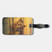 Budapest Hongarije Parlementsgebouw Reizen Bagagelabel (Achterkant horizontaal)