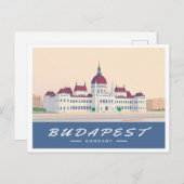 Budapest Hongarije Parlementsgebouw Reizen Briefkaart (Voorkant / Achterkant)