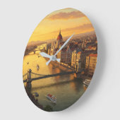 Budapest Hongarije Parlementsgebouw Reizen Grote Klok (Hoek)