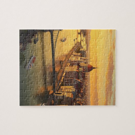 Budapest Hongarije Parlementsgebouw Reizen Legpuzzel (Horizontaal)