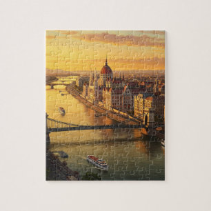 Budapest Hongarije Parlementsgebouw Reizen Legpuzzel