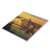 Budapest Hongarije Parlementsgebouw Reizen Tegeltje (Zijkant)