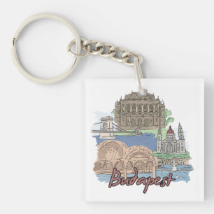 Budapest - Hongarije.png Sleutelhanger