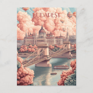 Budapest Hongarije Reizen Briefkaart