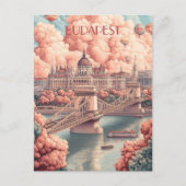 Budapest Hongarije Reizen Briefkaart (Voorkant)