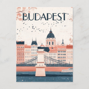 Budapest Hongarije Reizen Briefkaart