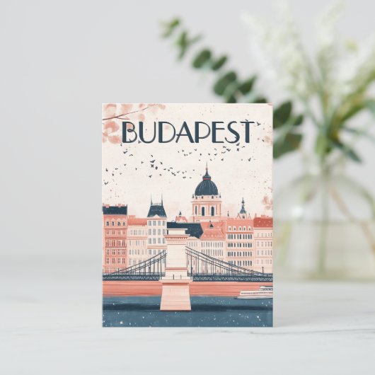 Budapest Hongarije Reizen Briefkaart (Staand voorkant)