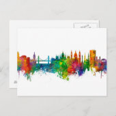 Budapest Hongarije Skyline Briefkaart (Voorkant / Achterkant)
