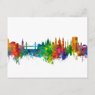 Budapest Hongarije Skyline Briefkaart