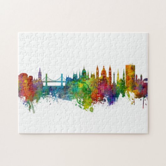 Budapest Hongarije Skyline Legpuzzel (Horizontaal)