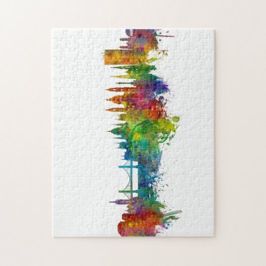 Budapest Hongarije Skyline Legpuzzel (Verticaal)