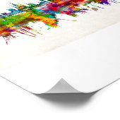 Budapest Hongarije Skyline Poster (Hoek)