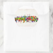 Budapest Hongarije Skyline Ronde Sticker (Tas)
