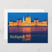 Budapest Hongarije Souvenir Briefkaart (Voorkant / Achterkant)