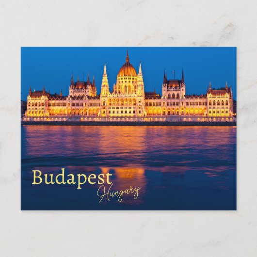 Budapest Hongarije Souvenir Briefkaart (Voorkant)