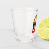 Budapest Hongarije Travel Art Vintage Shot Glas (Links)