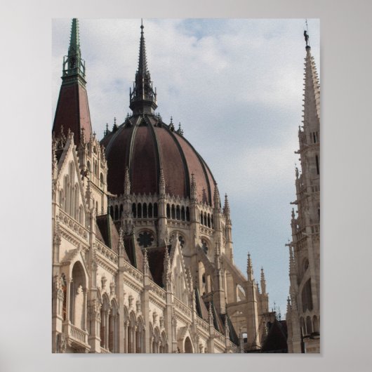 Budapest Huis van het Parlement Poster (Voorkant)