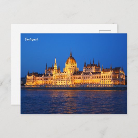 Budapest Hungary Briefkaart (Voorkant / Achterkant)