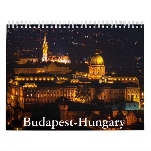 Budapest-Hungary Calendar Kalender (Hoes)