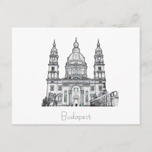 Budapest Hungary City Architecture Briefkaart