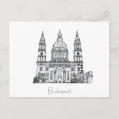 Budapest Hungary City Architecture Briefkaart (Voorkant)