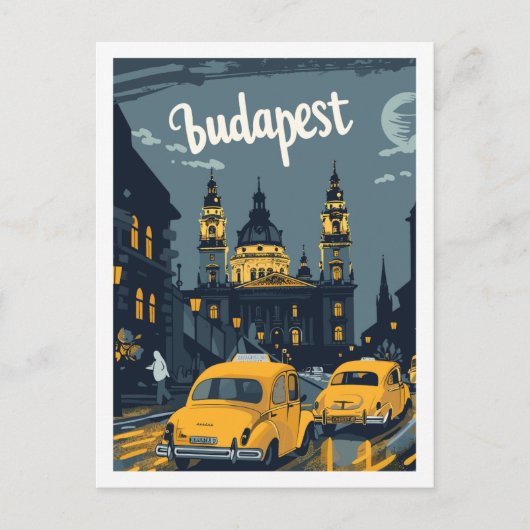 Budapest Hungary Famous Travel Place Briefkaart (Voorkant)