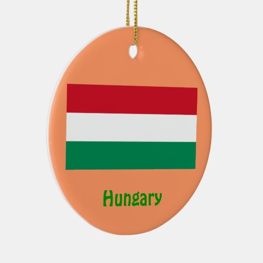 Budapest Hungary kerstversiering Keramisch Ornament (Rechts)