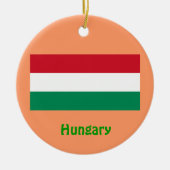 Budapest Hungary kerstversiering Keramisch Ornament (Voorkant)