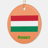Budapest Hungary kerstversiering Keramisch Ornament (Links)