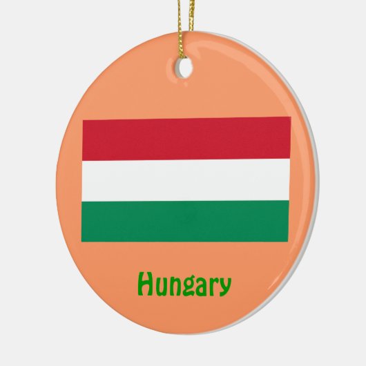 Budapest Hungary kerstversiering Keramisch Ornament (Links)