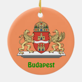 Budapest Hungary kerstversiering Keramisch Ornament
