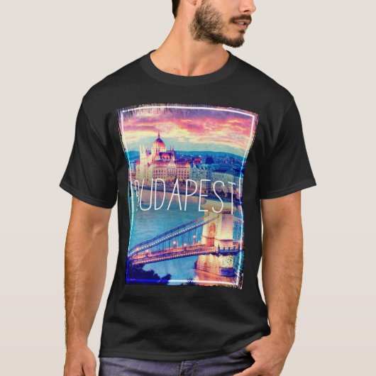 Budapest, Hungary, Magyar, Budapest shirt (Voorkant)