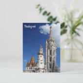 Budapest Hungary Matthias Church Briefkaart (Staand voorkant)