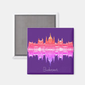 Budapest Hungary Parlementsarchitectuur Magnet (Voorkant / Achterkant)