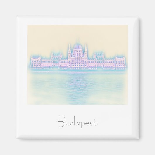 Budapest Hungary Parlementsarchitectuur Magnet (Voorkant)