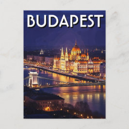 Budapest Hungary Parliament Building Travel Briefkaart