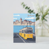 Budapest Hungary Parliament Building Travel Briefkaart (Staand voorkant)